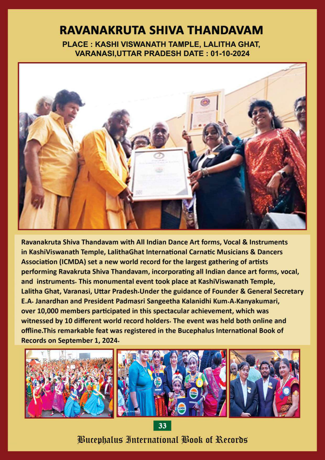 bucephalus international book of records
