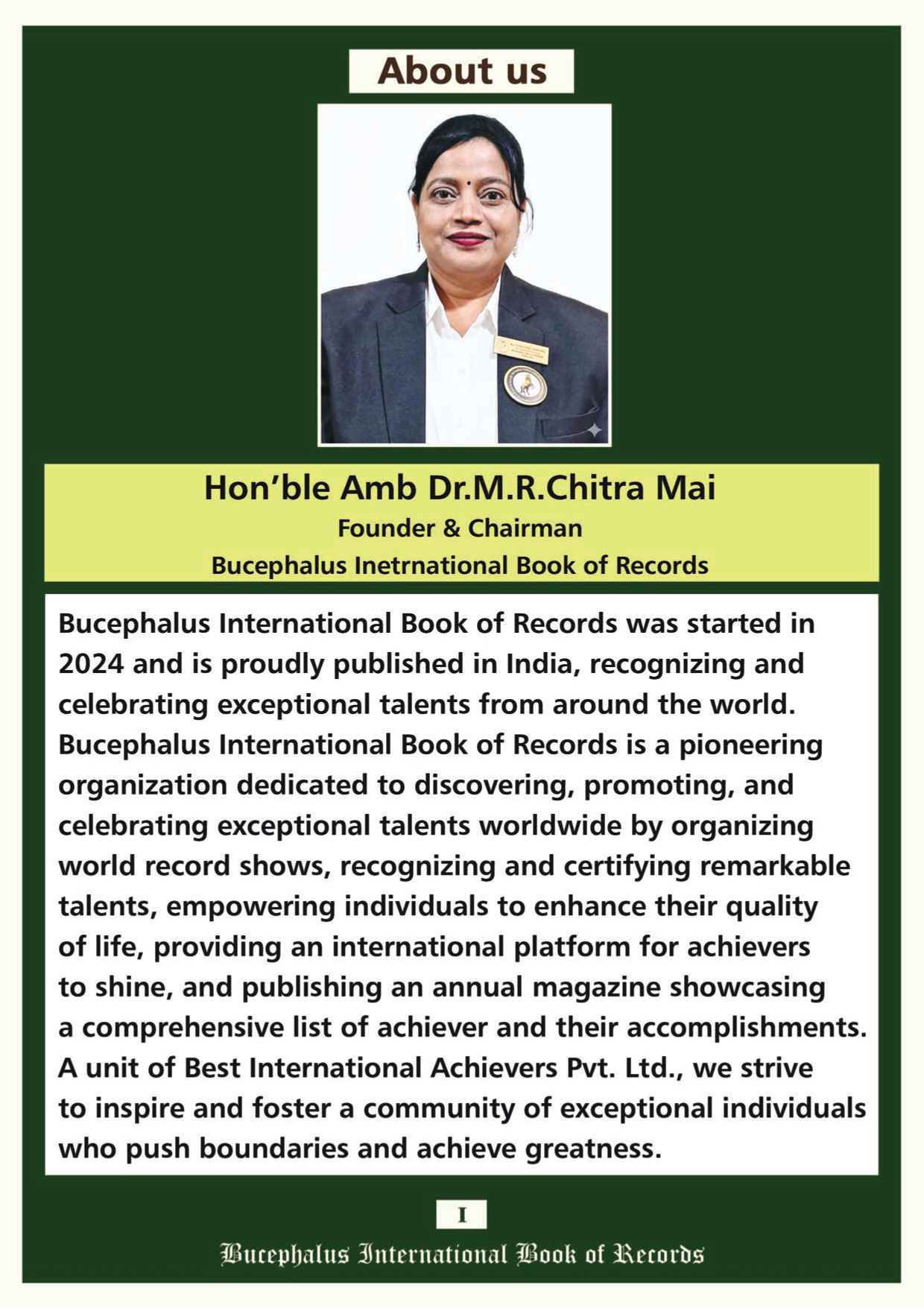 bucephalus international book of records